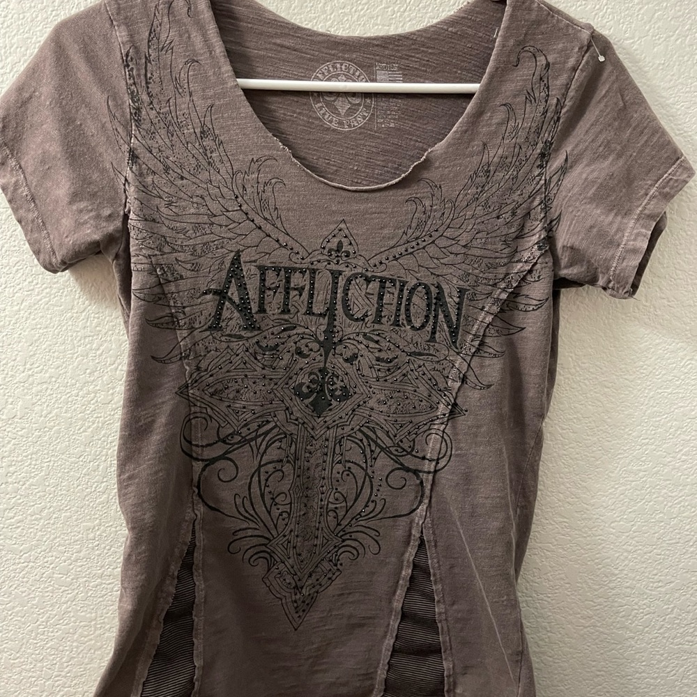 Affliction Tshirt -Size medium